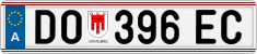 License plate of Austria, Regular plates