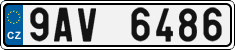 License plate of the Czech Republic, Cars (2001)