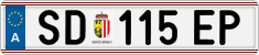 License plate of Austria, Regular plates
