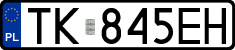 License plates of Poland, Regular car plates