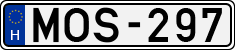 license plates of Hungary, Cars (1990)