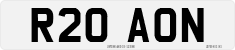 License plate of the United Kingdom, 1983 year system