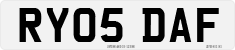License plate of the United Kingdom, 2001 year system