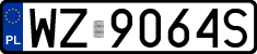 License plates of Poland, Regular car plates