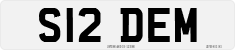 License plate of the United Kingdom, 1983 year system