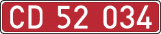 License plates of Spain, Diplomatic