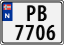 License plate of Norway, Trailers, motorcycles, special vehicles