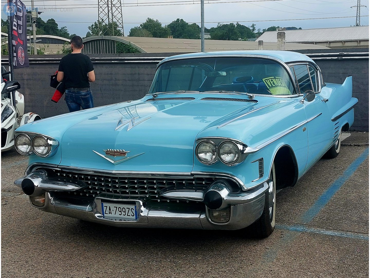 ZA 799 ZS, Cadillac Eldorado 3rd gen 1957 (Brougham) 4-door Hardtop Sedan (7059; C-body), 1956–1957