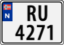 License plate of Norway, Trailers, motorcycles, special vehicles