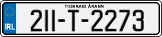 License plate of Ireland, Regular plates