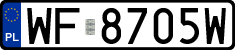 License plates of Poland, Regular car plates