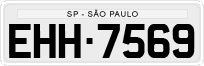 License plate of Brazil, Private owners (1990)