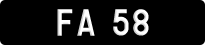 License plate of Malaysia, A(BC) 1(234)