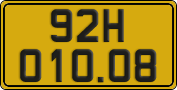 License plate of Vietnam, Commercial vehicles