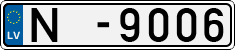 License plate of Latvia, Trailers