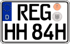 German license plate, Plates for oldtimers (type 