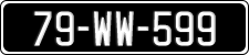 License plate of Ireland, Regular plates