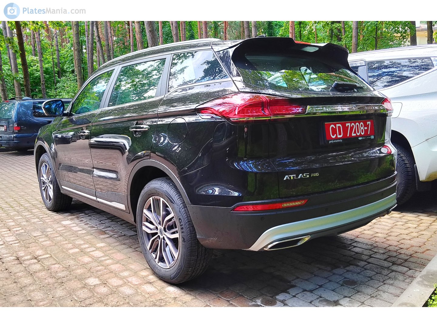 CD 7208-7, Geely Atlas 1st gen Pro (NL-3B; CIS-market), facelift, 2021–2024