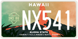 Hawaii, Specialty plates (AB123)