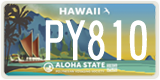 Hawaii, Specialty plates (AB123)