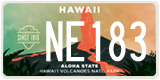 Hawaii, Specialty plates (AB123)