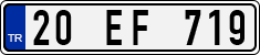 License plate of Turkey, Regular plates