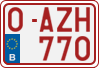 License plate of Belgium, Regular plates (2010)