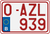 License plate of Belgium, Regular plates (2010)