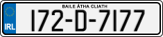 License plate of Ireland, Regular plates