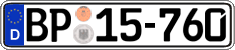 German license plate, Authorities and federal agencies
