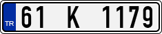 License plate of Turkey, Regular plates