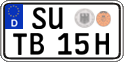 German license plate, Plates for oldtimers (type 