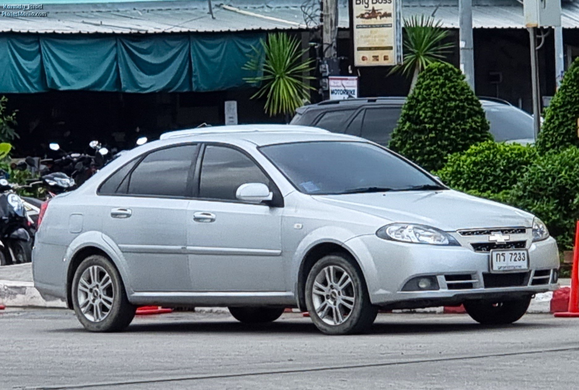 กร 7233, Chevrolet Optra 1st gen (Advance) Sedan (J200; Asian- and LATAM-market), facelift, 2007–2013