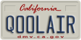 California, Vanity Plates