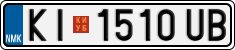 License plate of North Macedonia, Regular plates (2012)