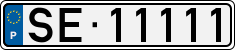 License plate of Portugal, Trailers