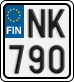 Kennzeichen aus Finnland, Motorräder
