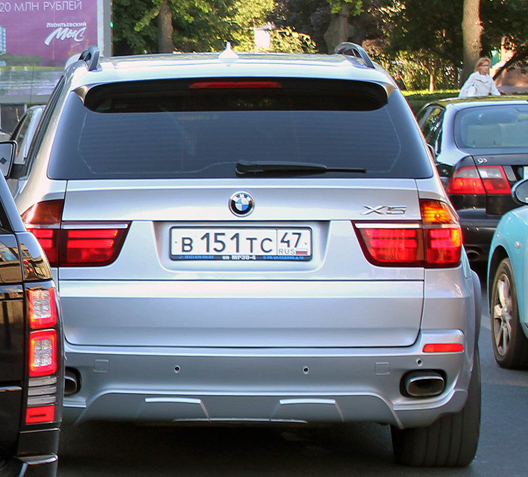 в 151 тс 47, BMW X5 2nd gen (E70), 2007–2013