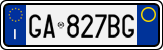 License plate of Italy, Cars (1994 year series)
