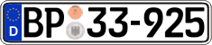 German license plate, Authorities and federal agencies