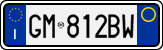 License plate of Italy, Cars (1994 year series)