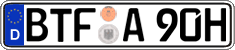 German license plate, Plates for oldtimers (type 