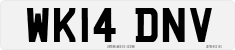 License plate of the United Kingdom, 2001 year system