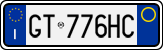 License plate of Italy, Cars (1994 year series)