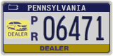 Pennsylvania, Dealer (N/D 12345 | P/R 12345)