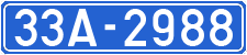 License plate of Vietnam, Government and public administrations