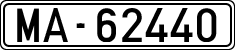 License plates of Spain, 1900 year series