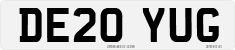 License plate of the United Kingdom, 2001 year system