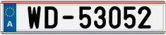 License plate of Austria, Diplomatic