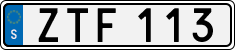 License plate of Sweden, Regular plates